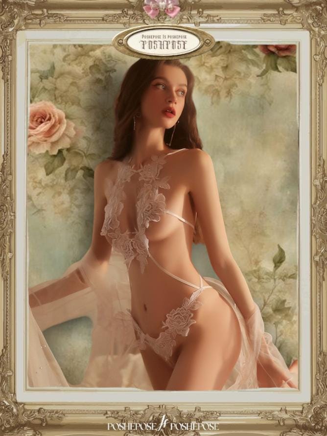 Naissance d'une fleur Lingerie Set