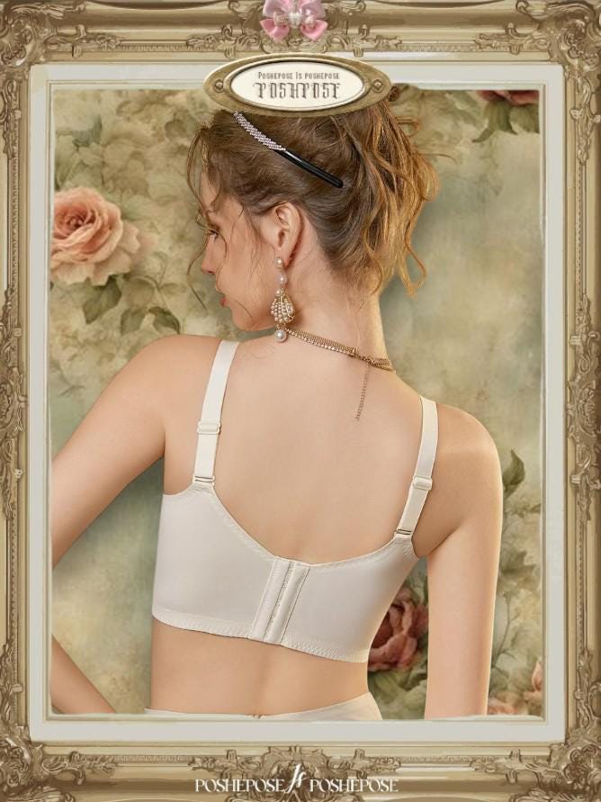 Satin Et Soie Anti-Sagging Bra