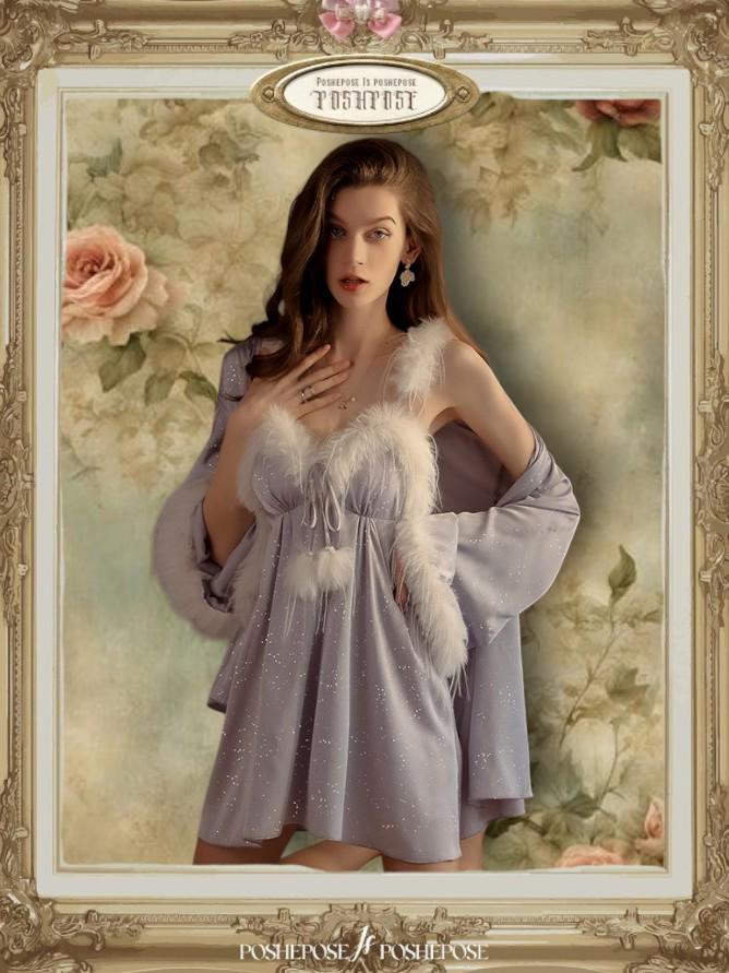 La Tentation Féminine Nightgown And Robe