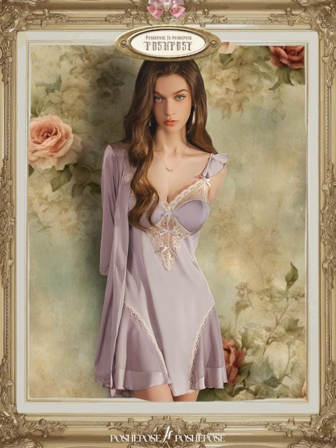 Petite Coquine Nightgown and Robe