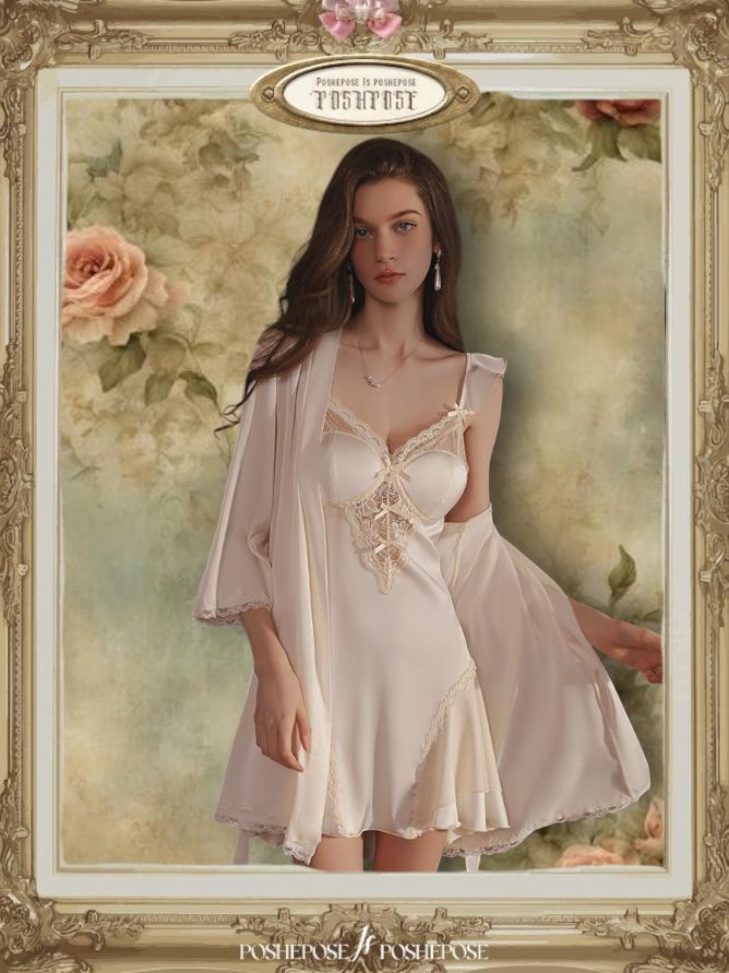 Petite Coquine Nightgown and Robe
