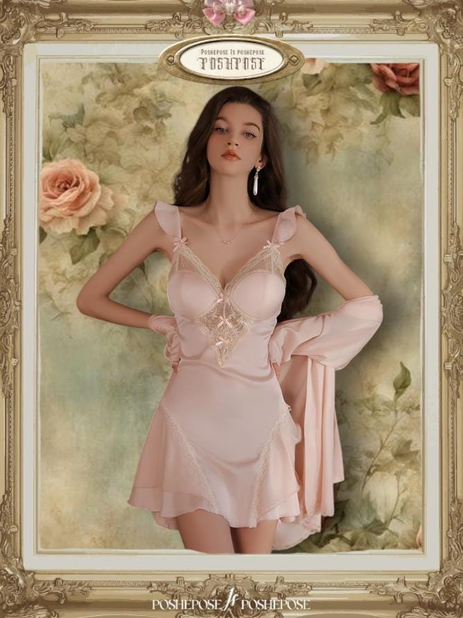 Petite Coquine Nightgown and Robe